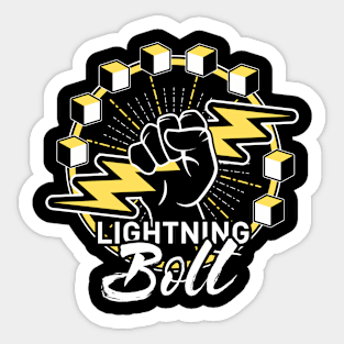 D&D Spell Lightning Bolt Sticker